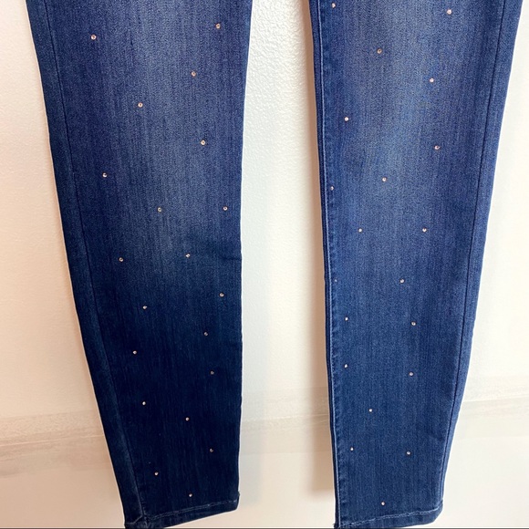 Women’s Guess denim gems high rise skinny jeans - Picture 11 of 13